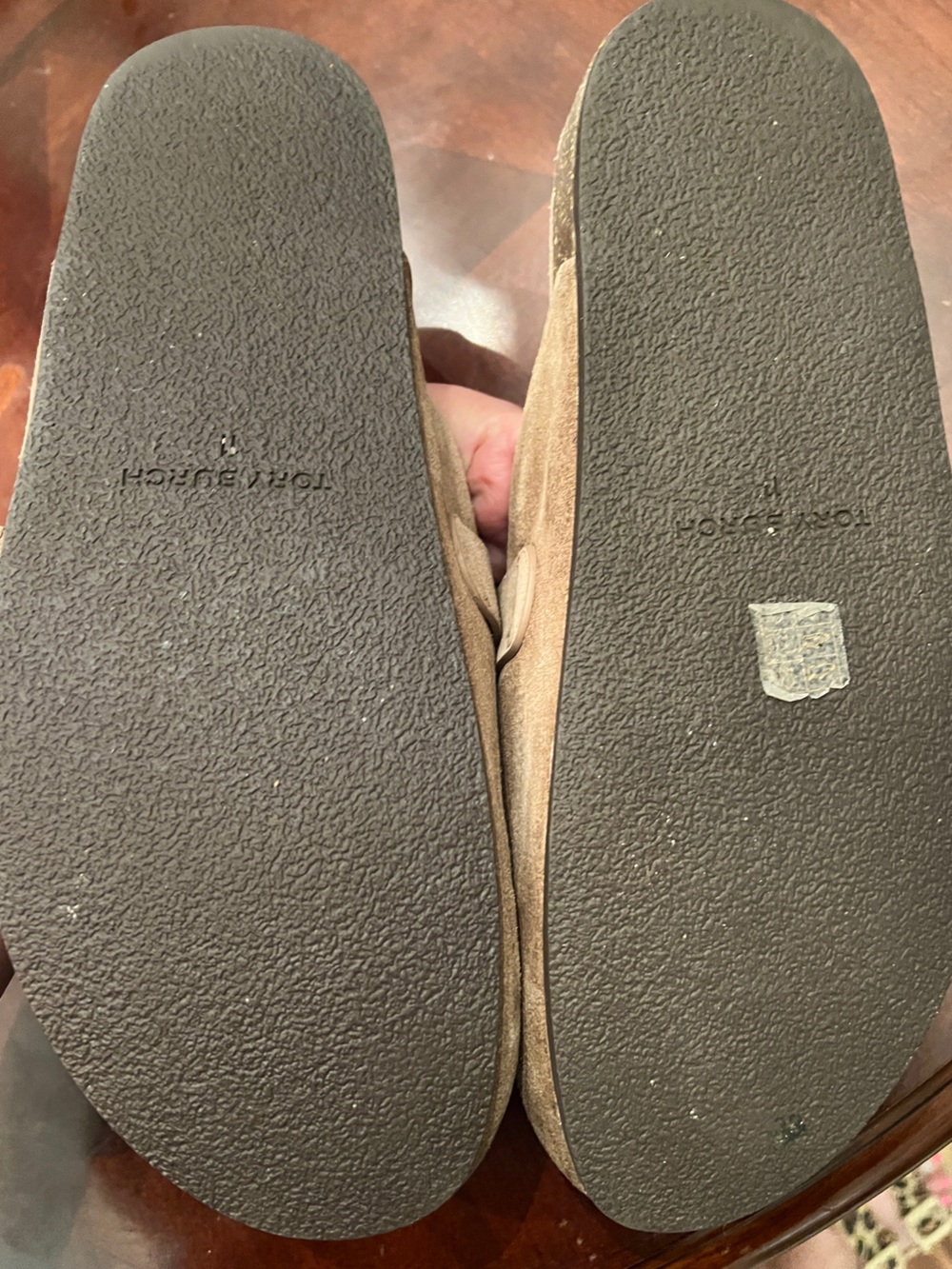 TORY BURCH Mellow Mule Suede Clogs Slip Ons - Picture 8 of 11